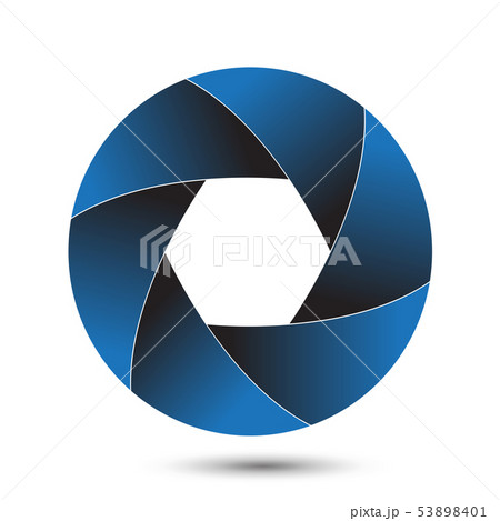 Vector illustration of camera shutter 53898401