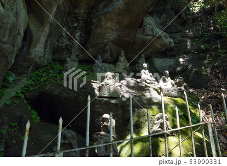 鋸山 日本寺 千五百羅漢石像群 （千葉県安房郡鋸南町） 2019年5月現在 53900331