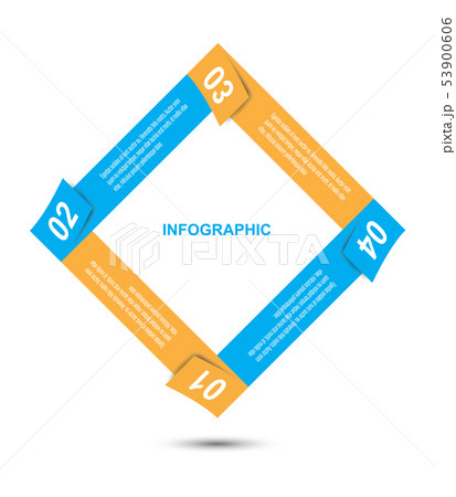 Info-graphic design template.  53900606