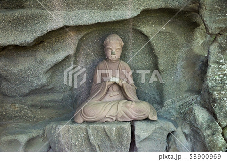 鋸山 日本寺 千五百羅漢石像群 （千葉県安房郡鋸南町） 2019年5月現在 53900969