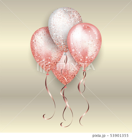 Flying glossy white and pink shiny realistic 3D Flying glossy white and pink shiny realistic 3D 53901355