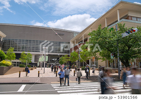 日本の横浜都市景観 たまプラーザ駅を望む 日本の横浜都市景観 たまプラーザ駅を望む 53901566