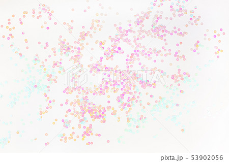 Pearl pastel confetti sparkles on white background Pearl pastel confetti sparkles on white background 53902056