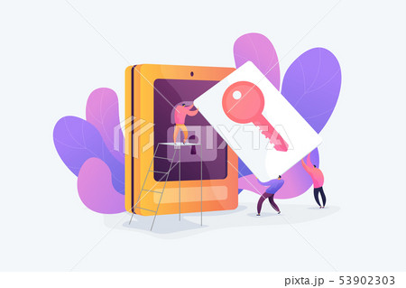 Security access card vector illustration. 53902303