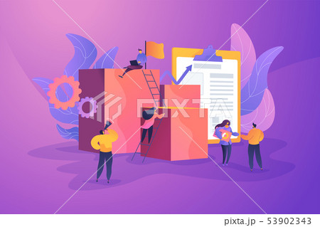 Project management concept vector illustration.のイラスト素材 [53902343] - PIXTA
