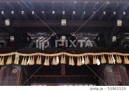 京都　伏見　御香宮神社　表門の彫刻 53902520