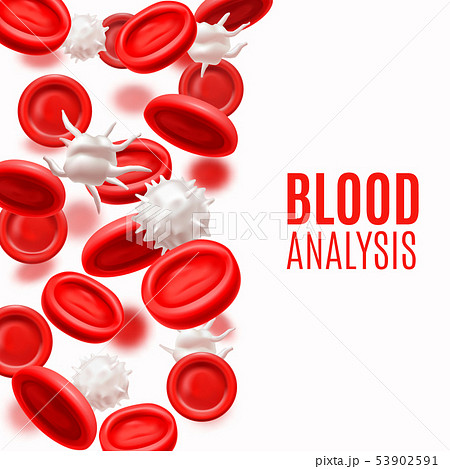 Blood Analysis Concept with Blood Cells in 53902591
