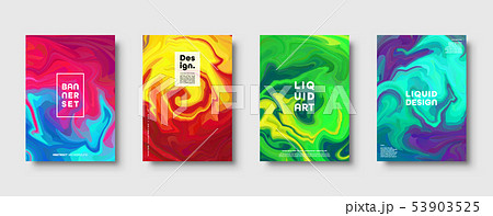 Colorful abstract geometric background. Liquid dynamic gradient waves. Fluid marble texture. Modern Colorful abstract geometric background. Liquid dynamic gradient waves. Fluid marble texture. Modern 53903525