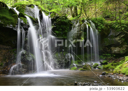 猿壺の滝（兵庫県美方郡） 53903622