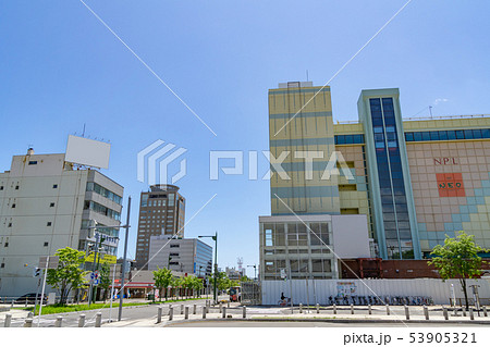 駅前風景　苫小牧駅 53905321