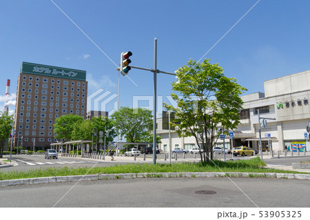 駅前風景　苫小牧駅 53905325