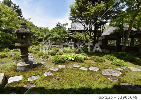 金剛寺 奥殿から庭園を望む 金剛寺 奥殿から庭園を望む 53905649