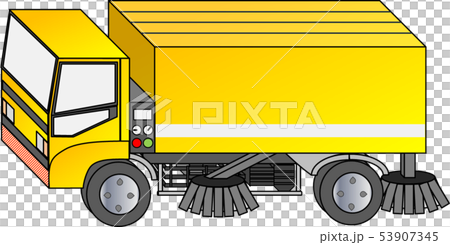 路面清掃車のイラスト素材