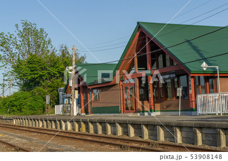 駅前風景 鵡川駅 駅前風景 鵡川駅 53908148