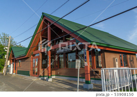 駅前風景　鵡川駅 53908150