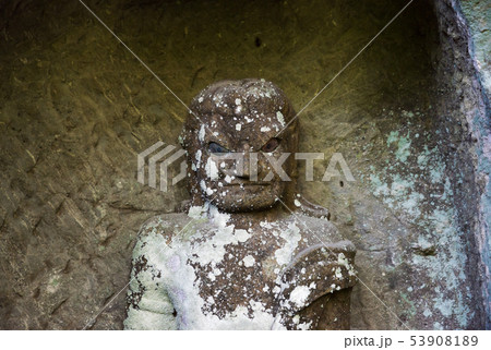 鋸山 日本寺 千五百羅漢石像群 あせかき不動 （千葉県安房郡鋸南町） 2019年5月現在 53908189