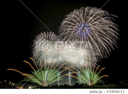 常総きぬ川花火大会　茨城県常総市 53908221