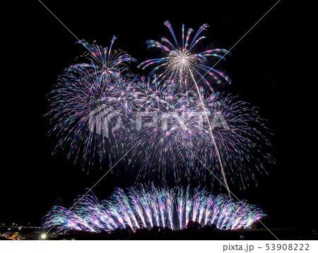 常総きぬ川花火大会　茨城県常総市 53908222