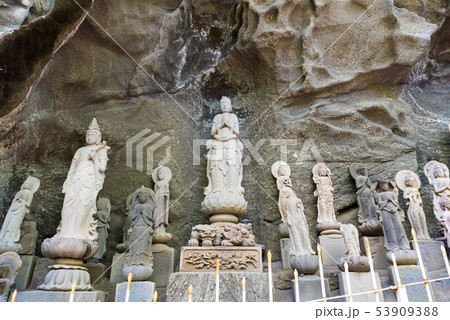 鋸山 日本寺 千五百羅漢石像群 百躰観音 （千葉県安房郡鋸南町） 2019年5月現在 53909388