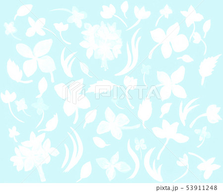 Hydrangea seamless pattern with watercolor. Hydrangea seamless pattern with watercolor. 53911248