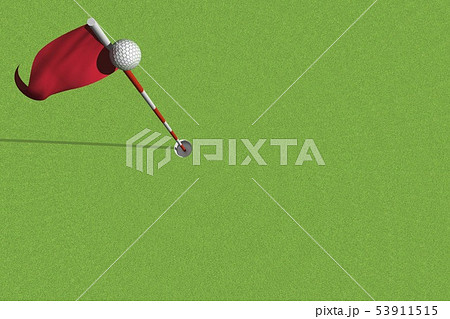 ゴルフ(ホールインワン手前) ゴルフ(ホールインワン手前) 53911515