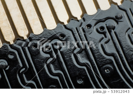 Electronic circuit blur computer board 53912043