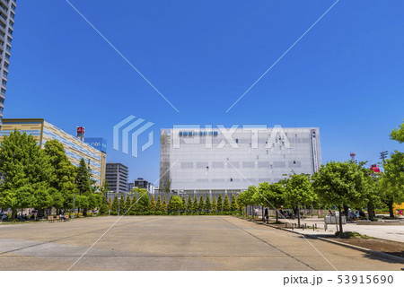 錦糸公園と墨田区総合体育館 53915690