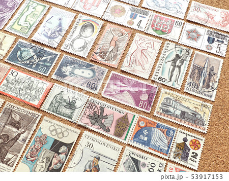 古切手 外国切手 チェコスロバキアの写真素材 [53917153] - PIXTA