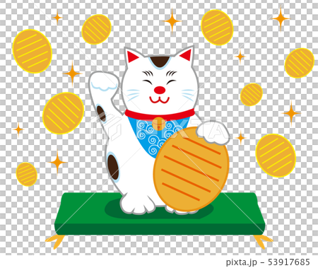 猫 招き猫 座布団 小判 猫 招き猫 座布団 小判 53917685