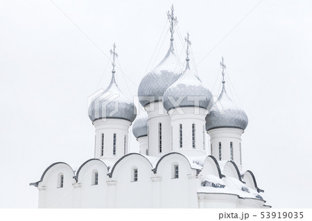 Domes of the Saint Sophia Cathedral, Russia 53919035