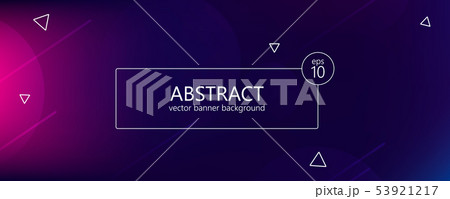 Abstract banner with gradient shapes  53921217