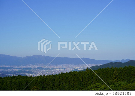 《奈良県》鳥見山公園見晴台からの眺望 53921505