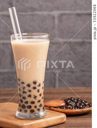 タピオカミルクティー 台湾 飲み物 タピオカ 53922068