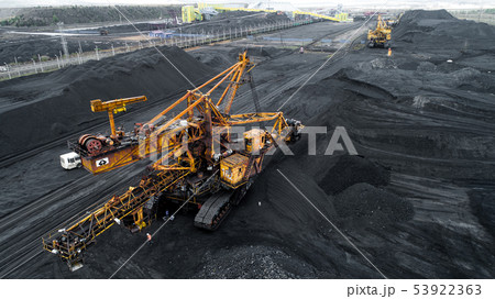 Coal mining from above Coal mining from above 53922363