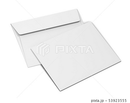 Blank paper envelope mockup Blank paper envelope mockup 53923555