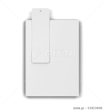 Blank book with a bookmark mockup 53923606