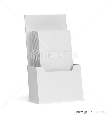 Blank brochure holder mockup Blank brochure holder mockup 53923830