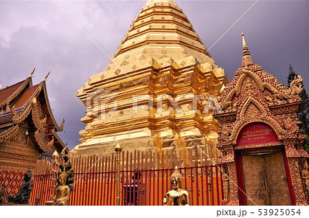 チェンマイの名刹 / ドイ・ステープ寺院の風景 【タイ・チェンマイ】 53925054