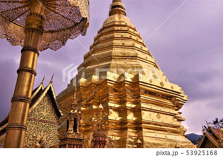 チェンマイの名刹 / ドイ・ステープ寺院の風景 【タイ・チェンマイ】 53925168