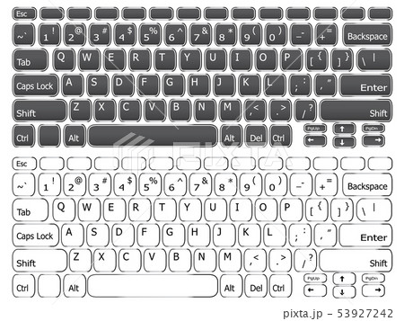 Simple Laptop Keyboard 53927242