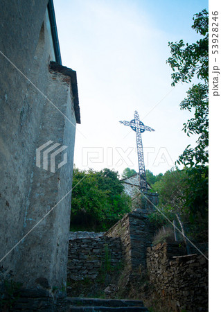 Typical church in a small French village Typical church in a small French village 53928246