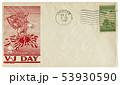 US historical envelope: Victory over Japan 1945 53930590