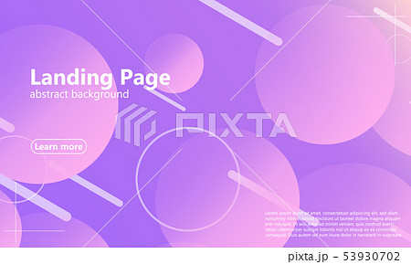 Landing page. Geometric background. Landing page. Geometric background. 53930702