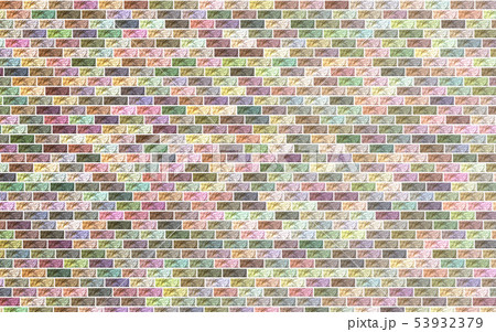 background of the brick walls of colorful bricks background of the brick walls of colorful bricks 53932379
