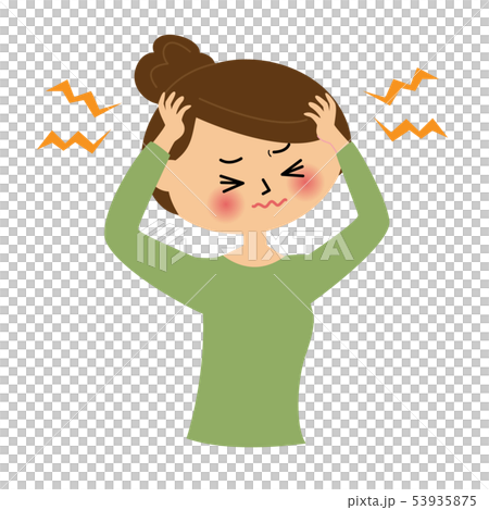 イライラする女性 53935875