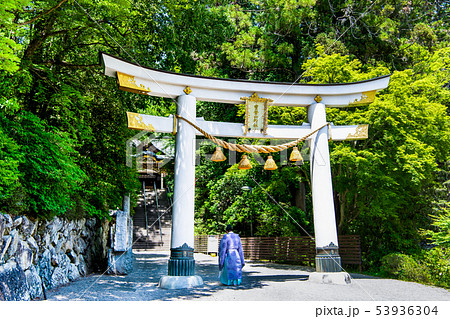 埼玉県秩父 宝登山神社 二の鳥居 53936304