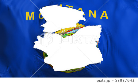Tattered Montana state flag Tattered Montana state flag 53937643
