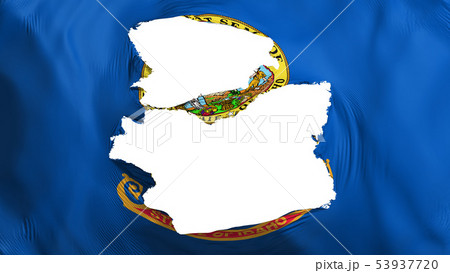 Tattered Idaho state flag 53937720