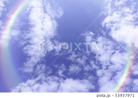 夏　青空　虹 53937971