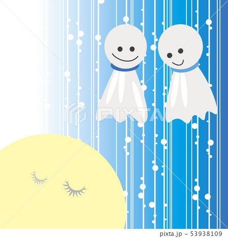 明日天気になぁ れ のイラスト素材